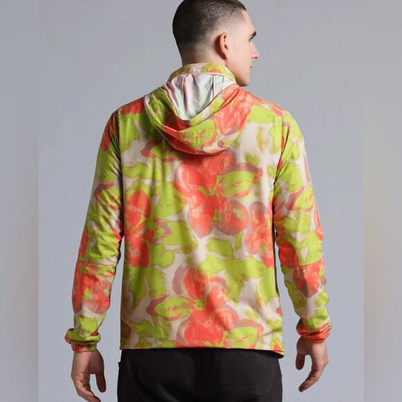 NWT Municipal Sport Utility Anorak Jacket in Wildflower Hooded Windbreaker M - Picture 3 of 13